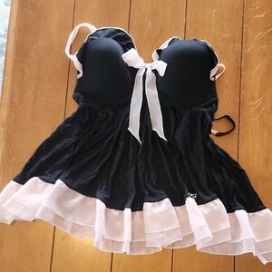 Victoria's Secret Black Lace Babydoll